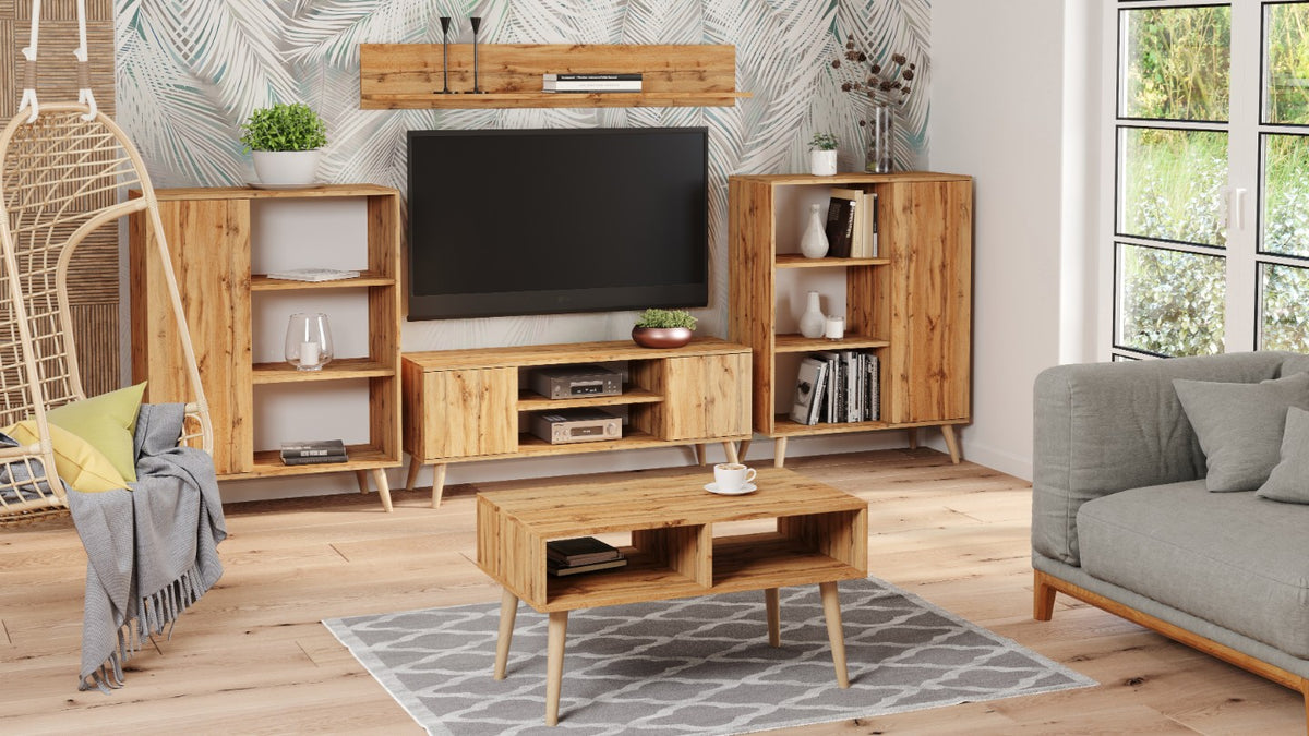 TV stolek FOCUS 155 cm – dub Craft zlatý