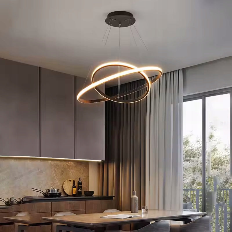 Černé LED závěsné svítidlo 49 W – neutrální bílá