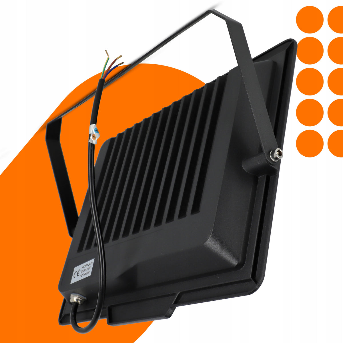 LED reflektor 200 W, 16 000 lm, neutrální bílá 4500 K, IP65, 230 V