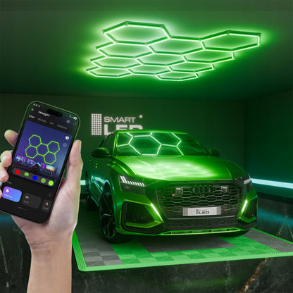 LED HEXAGON osvětlení do garáže 276 W
