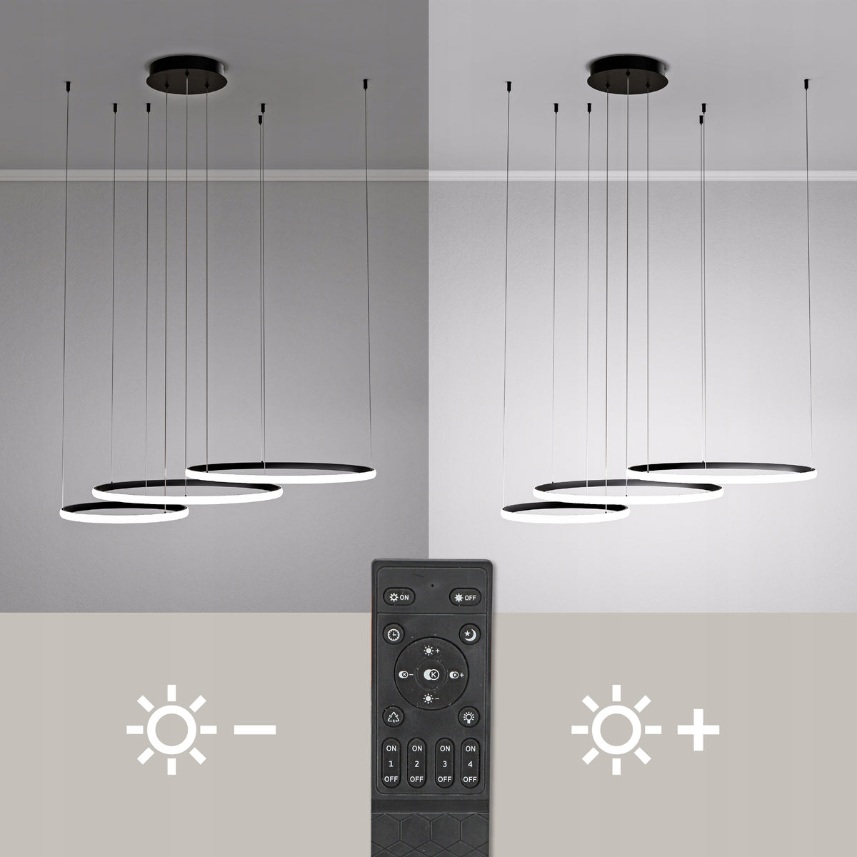 LED závěsné svítidlo 142 W