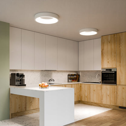 Bílé kulaté stropní LED svítidlo 50 W, 4000 K