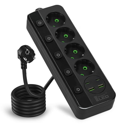 Prodlužovací kabel 230 V, 3 m, USB