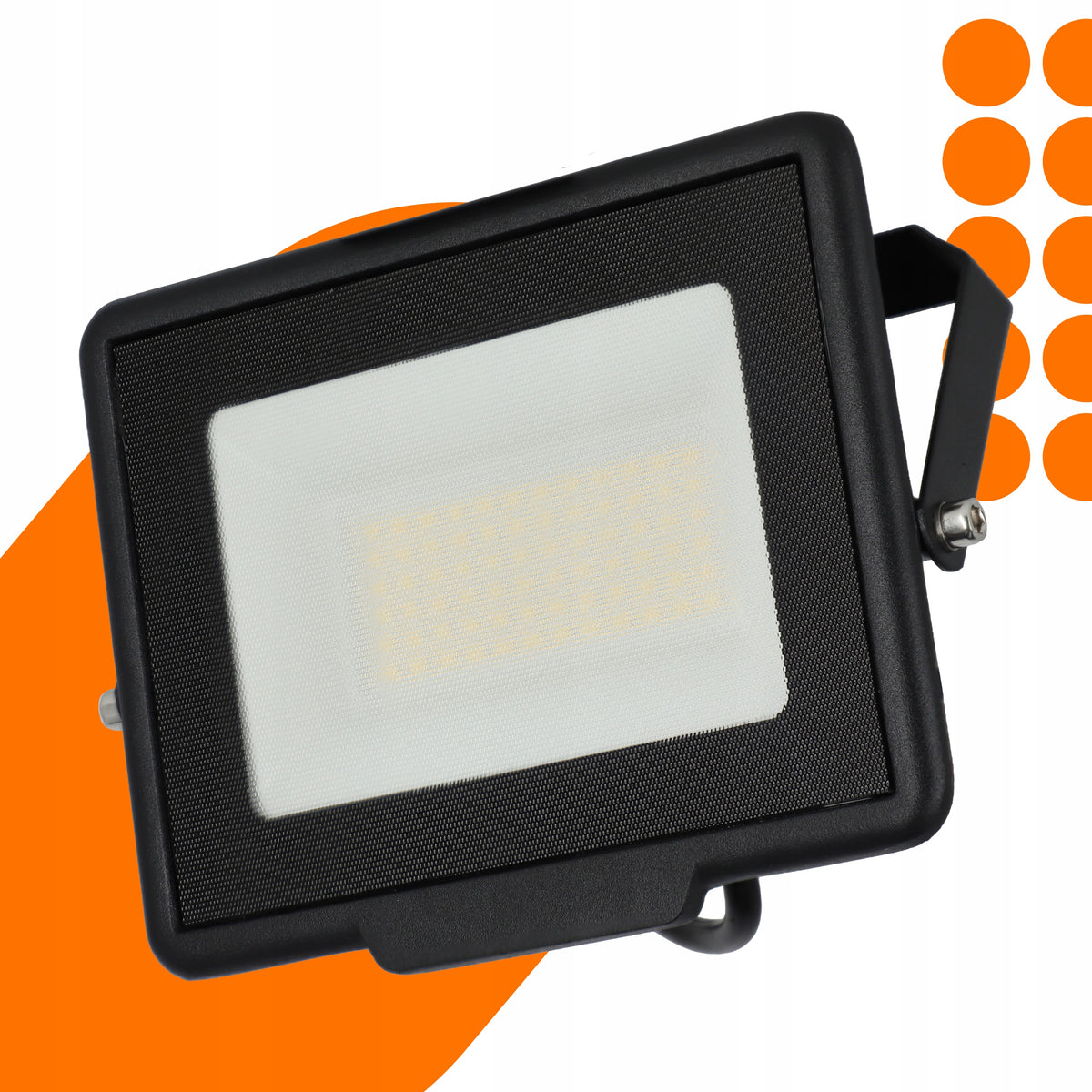 LED reflektor 50 W, 4000 lm, neutrální bílá 4500 K, IP65, 230 V, 15 × 12 cm