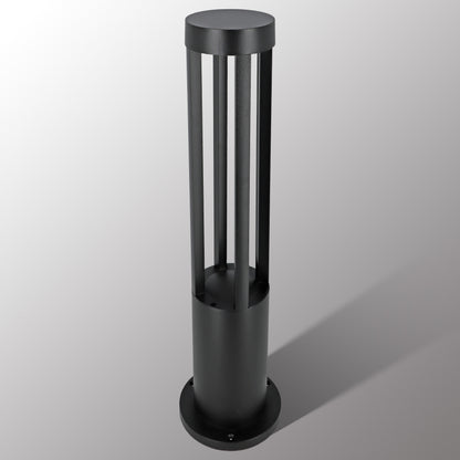 Černý venkovní osvětlovací sloupek 230 V, 12 W, 60 cm, IP65