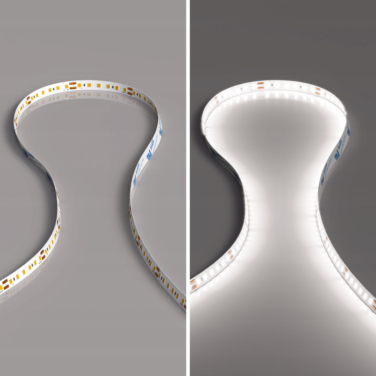 Bílý LED pásek 24 V, 6000 K, 1 m – studená bílá