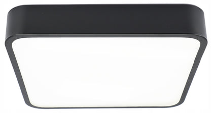 Černý přisazený LED panel 30 W, 30 cm