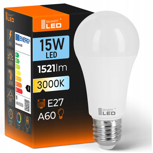 LED žárovka E27 230 V, 15 W, 1500 lm – teplá bílá