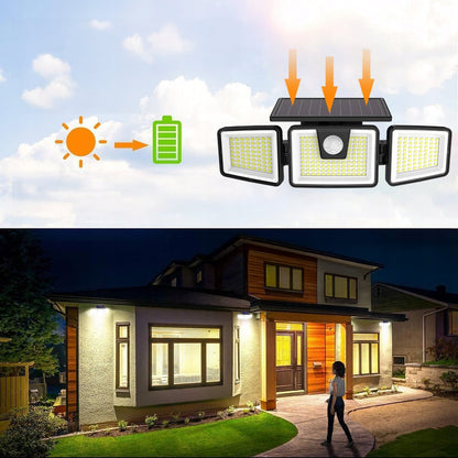Solární LED reflektor