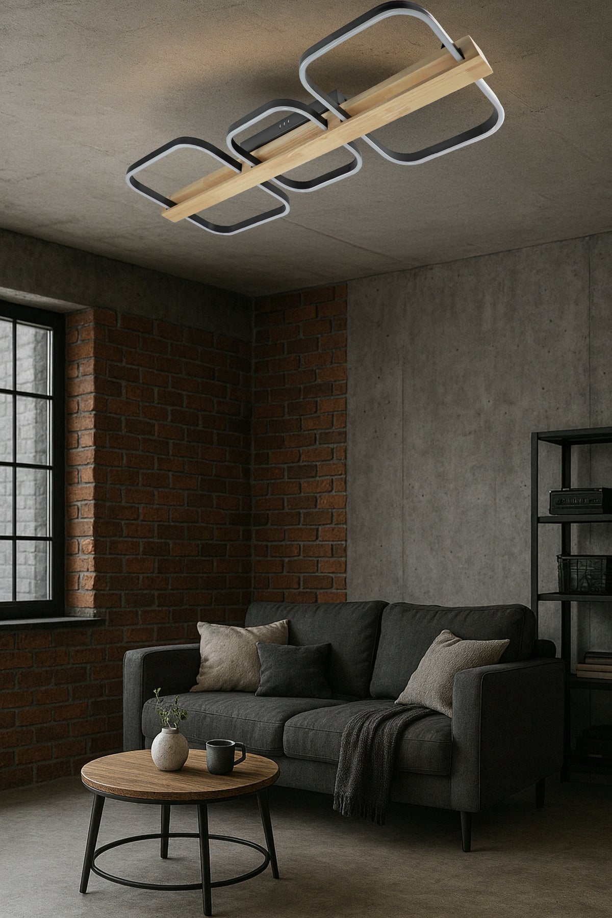 LED stropní svítidlo 68 W, 6120 lm, IP20
