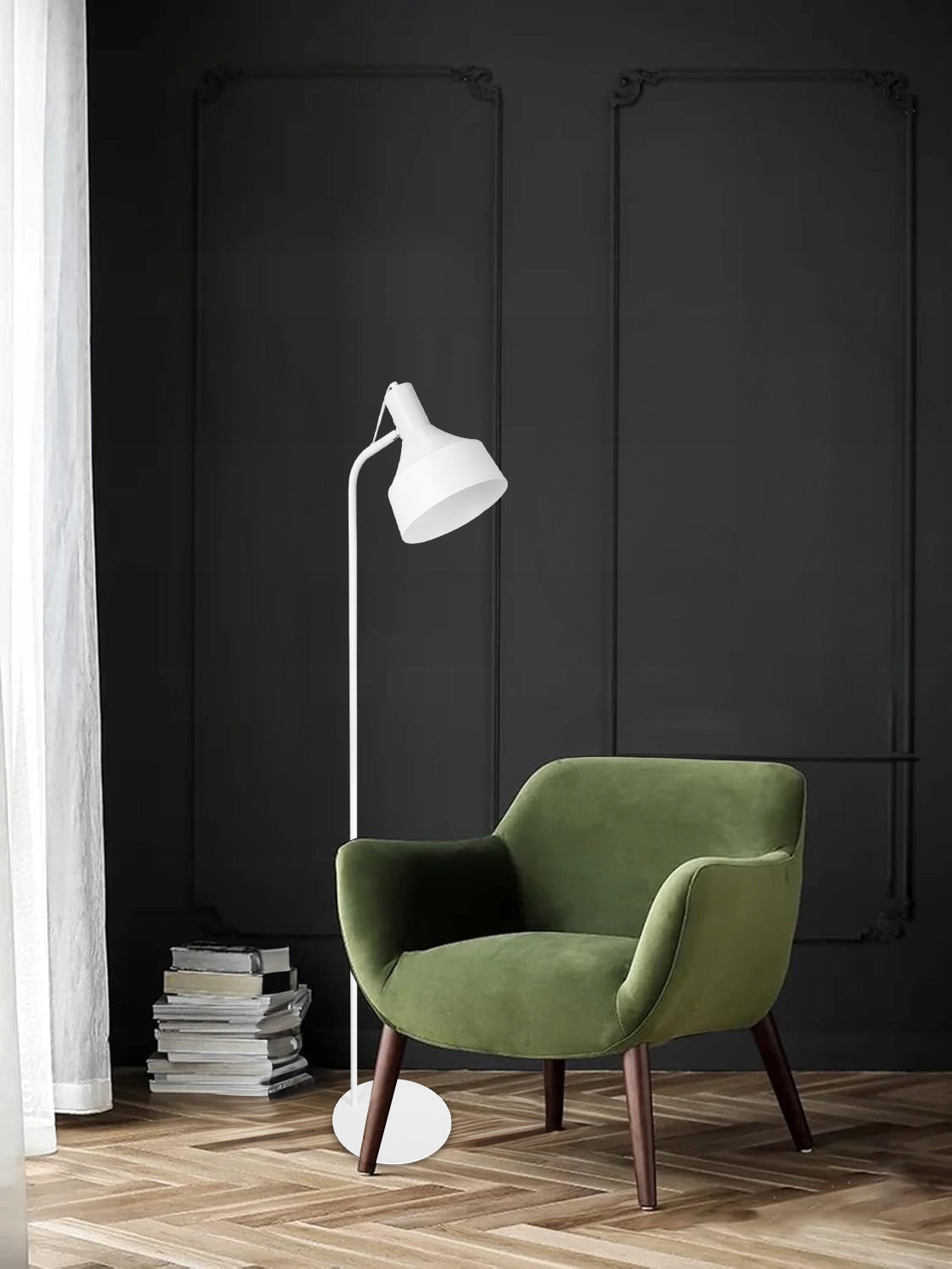 Stojací lampa E27, nastavitelná