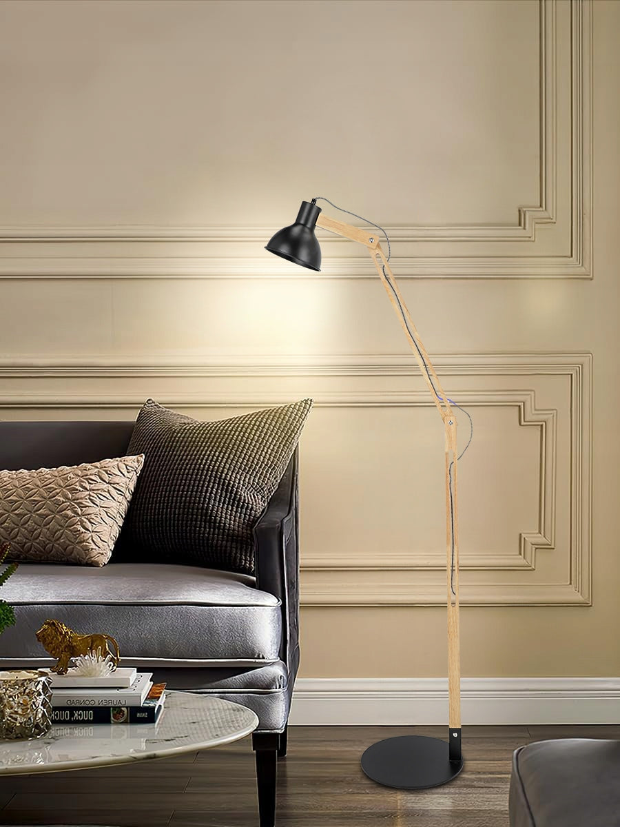 Stojací lampa E27, nastavitelná