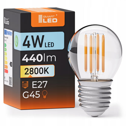 LED žárovka E27 230 V, 4 W, 440 lm, 2800 K – teplá bílá