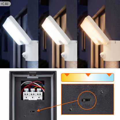 Bílý LED reflektor 20 W, CCT, IP65