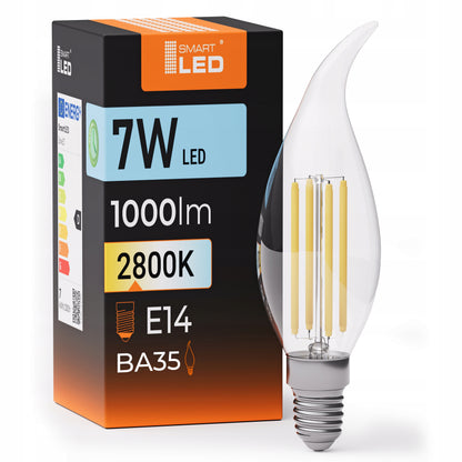 LED žárovka E14 7 W, 1000 lm, 2800 K – teplá bílá