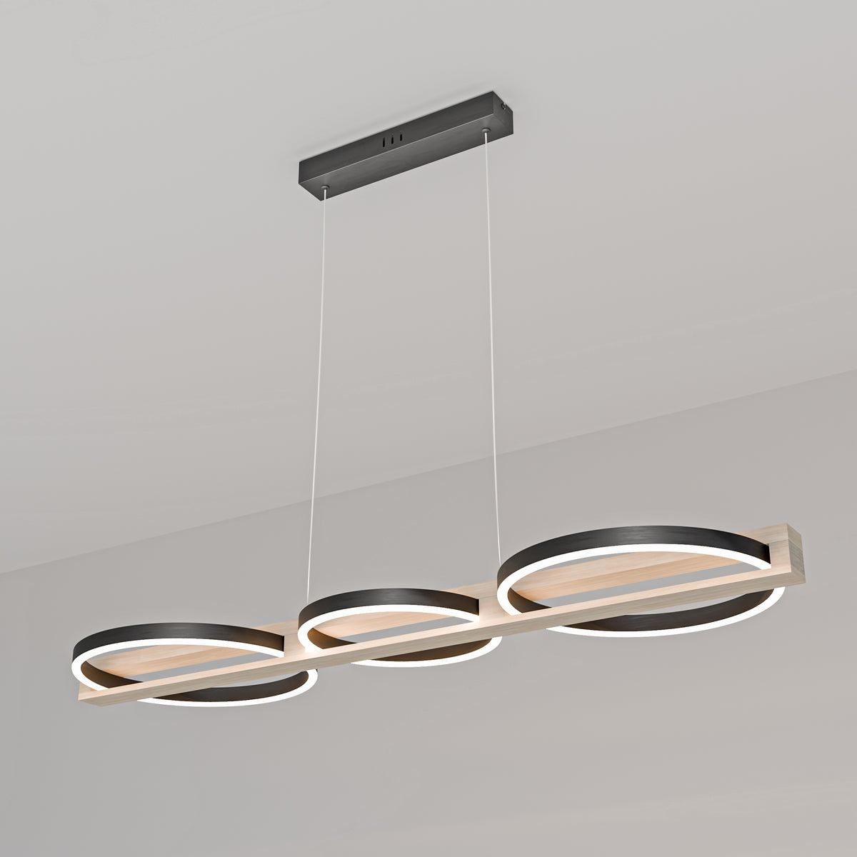 Bílé LED závěsné svítidlo – teplá bílá