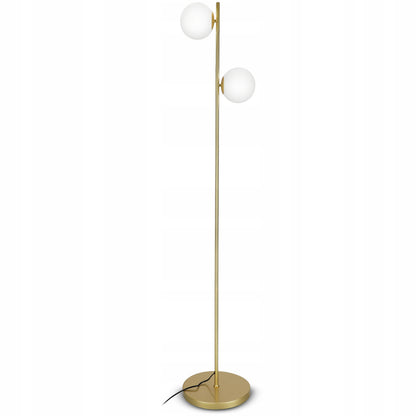 Zlatá stojací lampa G9