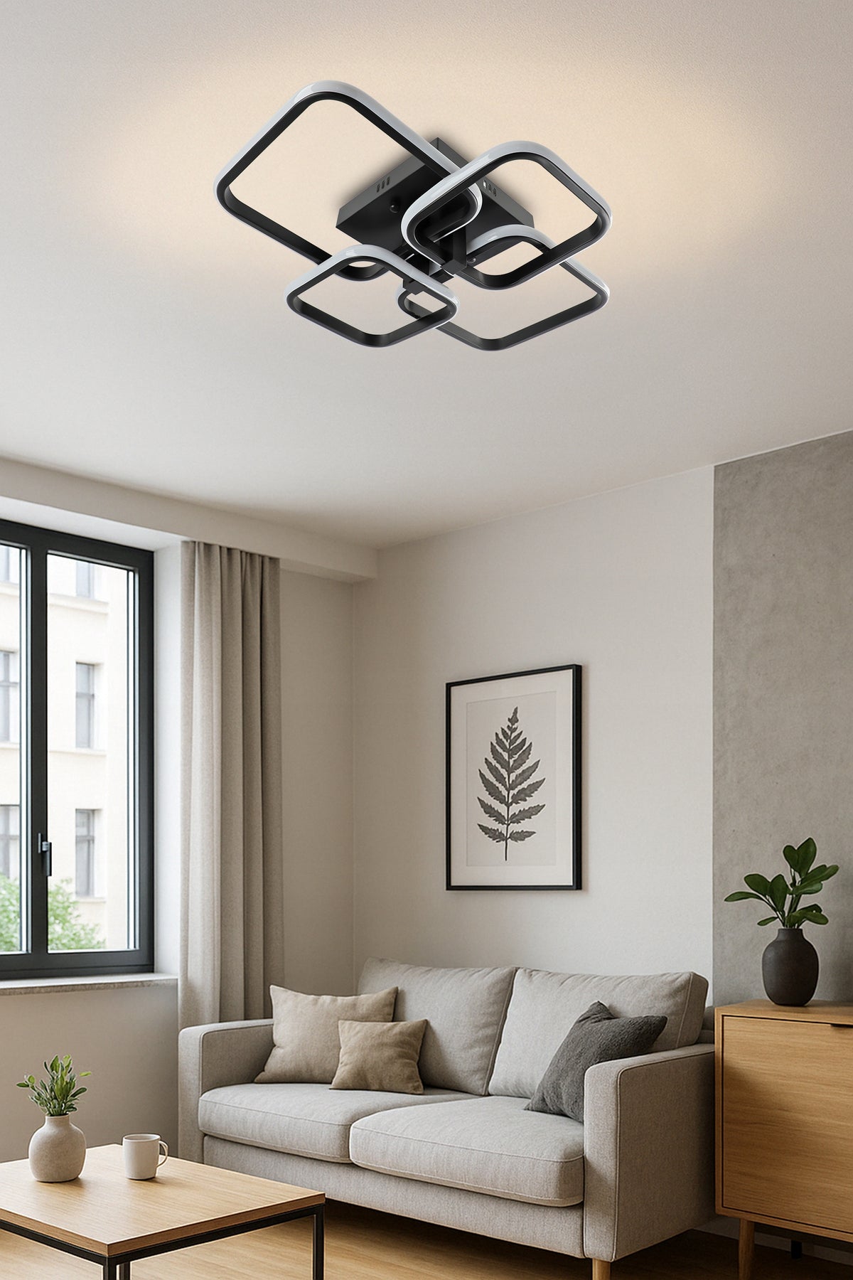 Kancelářské závěsné LED svítidlo 45 W, 4050 lm, CCT, 3 režimy barvy světla