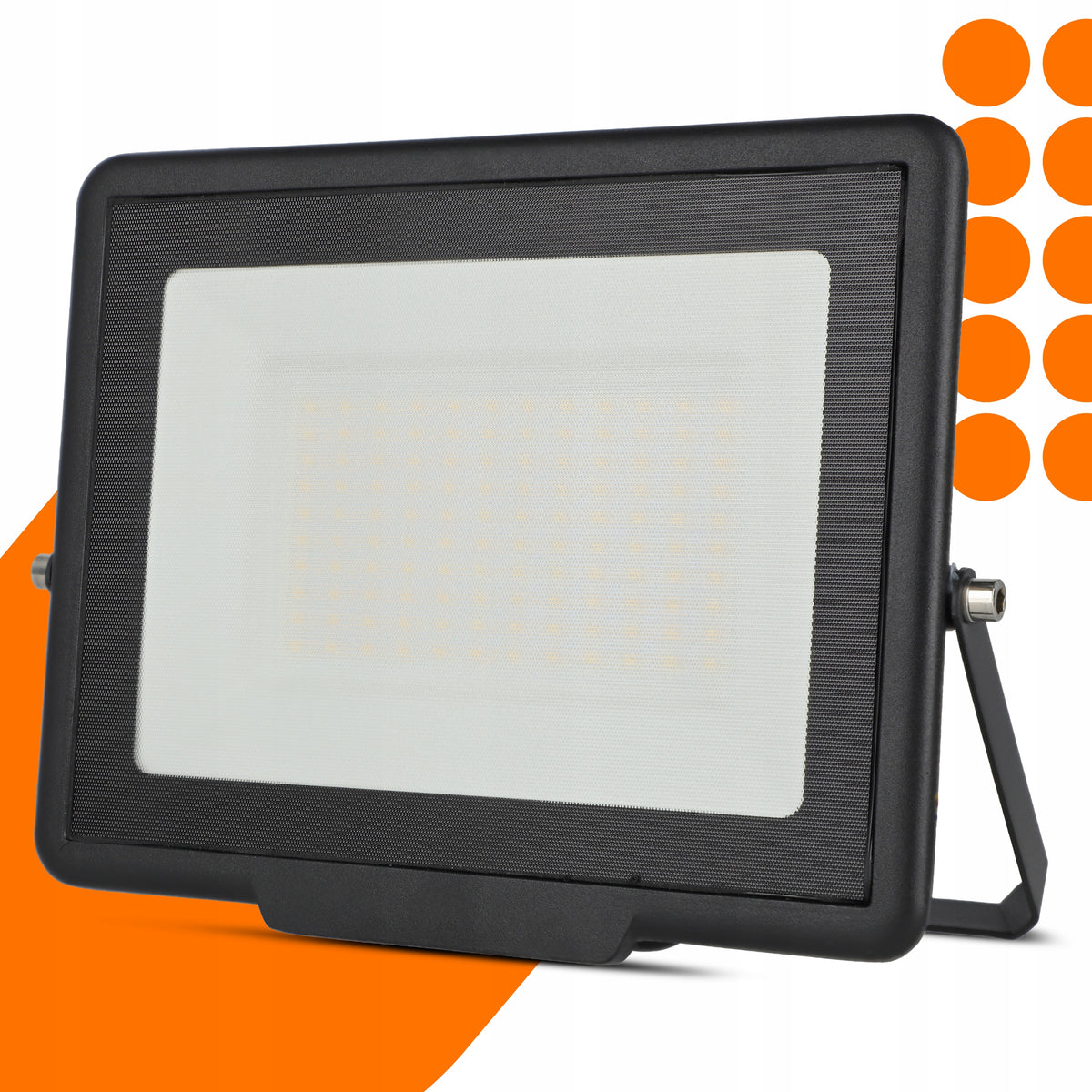 LED reflektor 100 W, 8000 lm, neutrální bílá 4500 K, IP65, 230 V, 23 × 18,5 cm