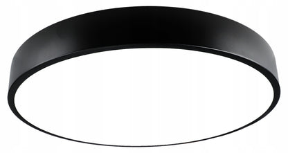 Černé stropní LED svítidlo 30 W, 40 cm