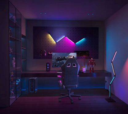 LED stojací lampa 10 W, nastavitelná
