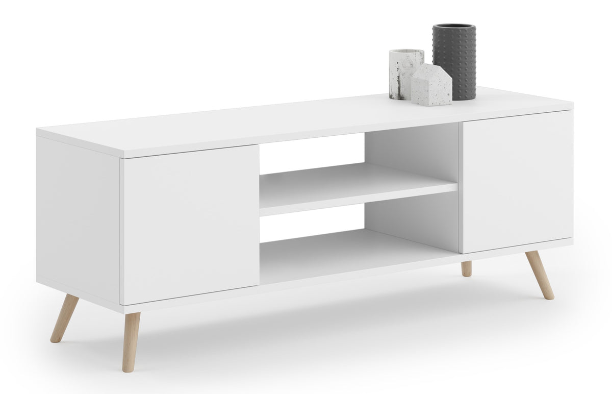 TV stolek FOCUS 135 cm – bílá