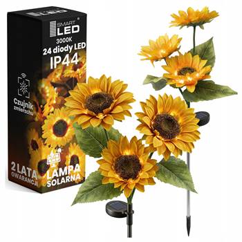 LED solární zápichové svítidlo 3000 K