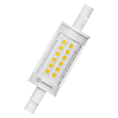 LED žárovka OSRAM LINE 78mm, patice R7S, ekvivalent 75 W, teplá bílá 2700 K, stmívatelná – fotografie 4