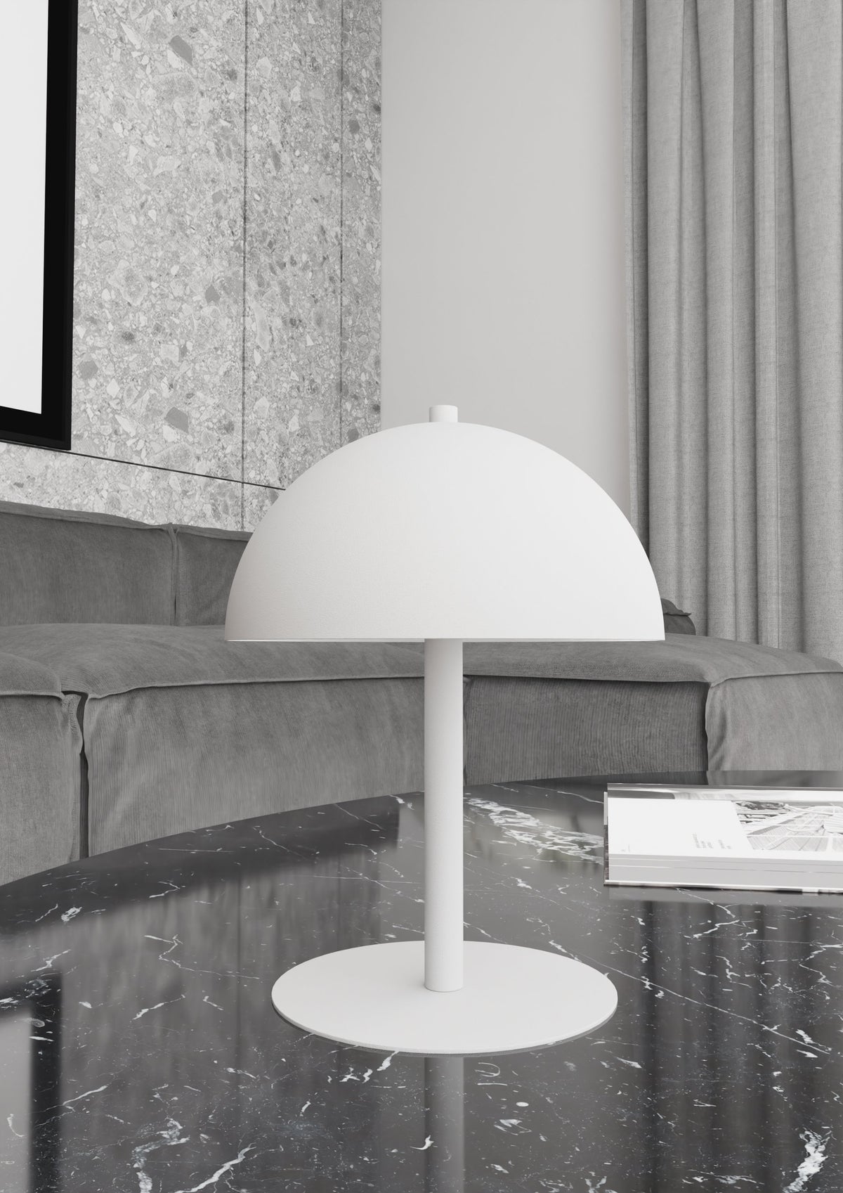 Stolní lampa MOGU LN2 – bílá