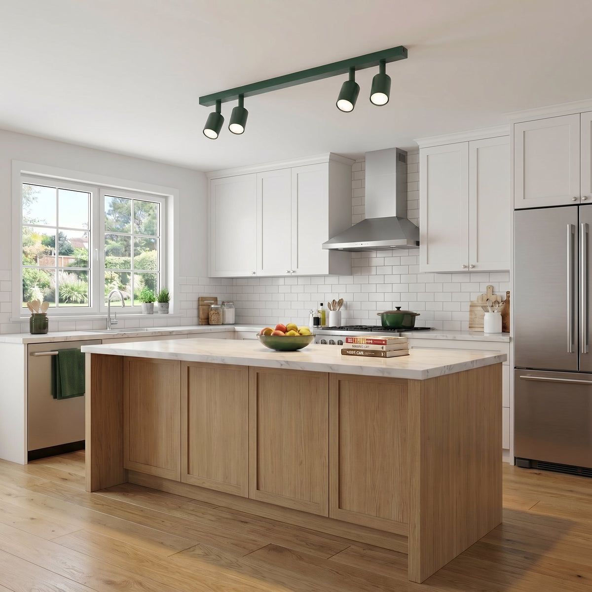 Stropní svítidlo FLASH 4 – olivově zelené