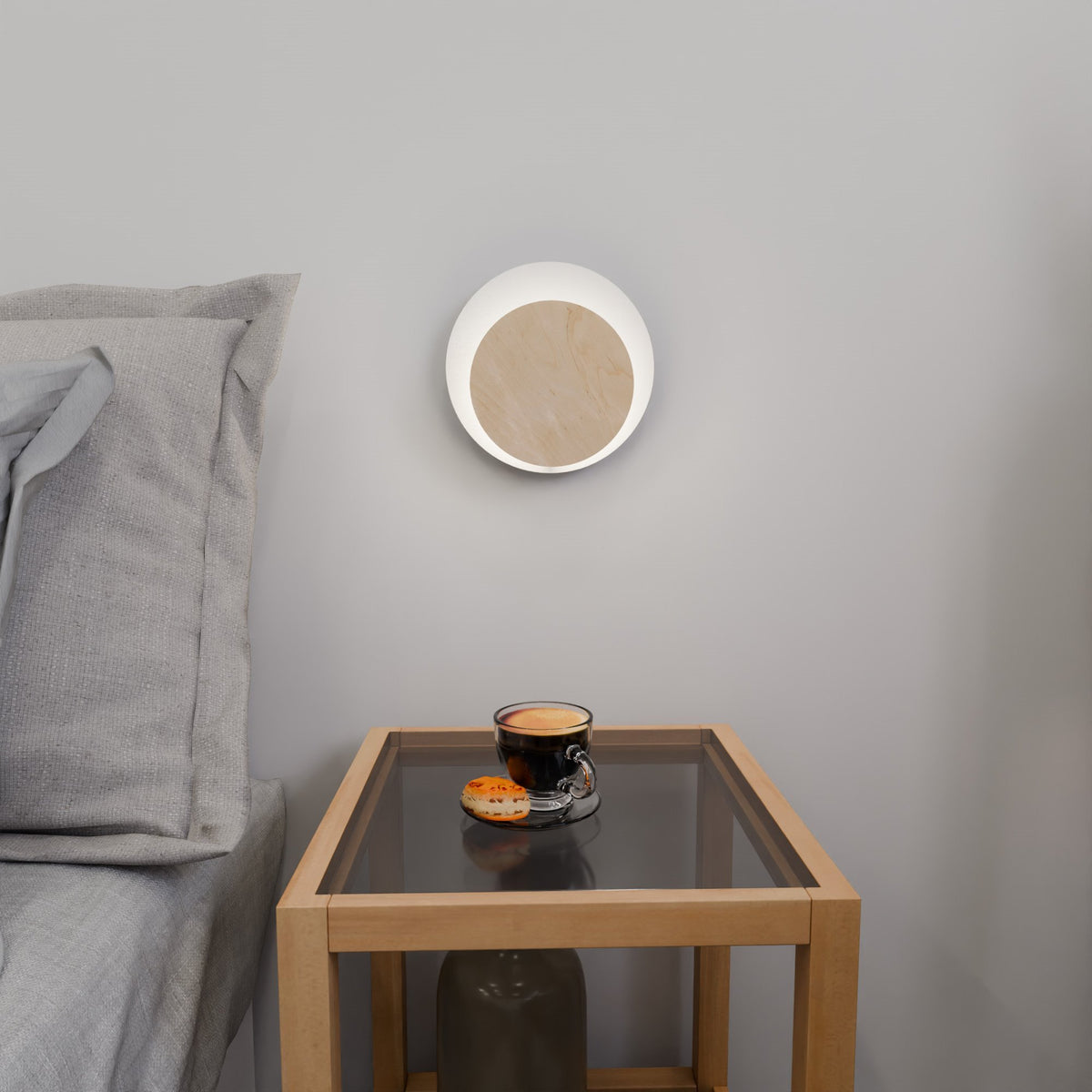 Nástěnné svítidlo CIRCLE 1A – bílé
