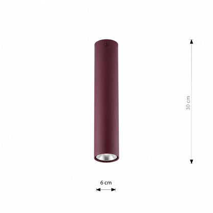 Stropní svítidlo TECNO 1M – vínové
