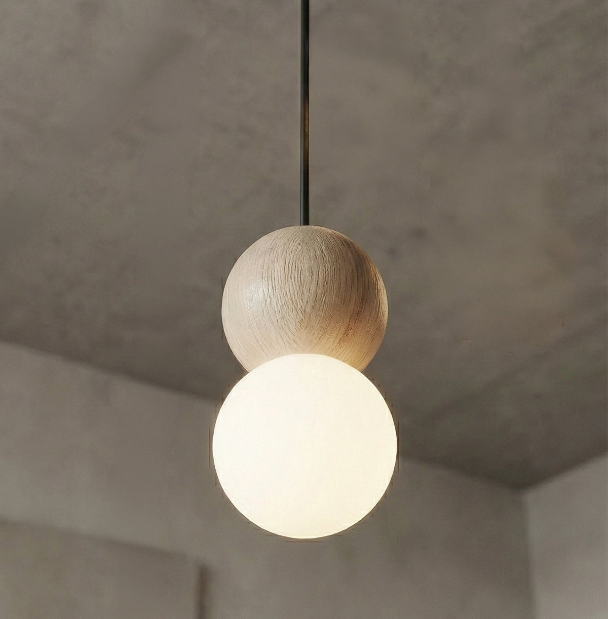 Závěsné svítidlo LOOP 1 – černé