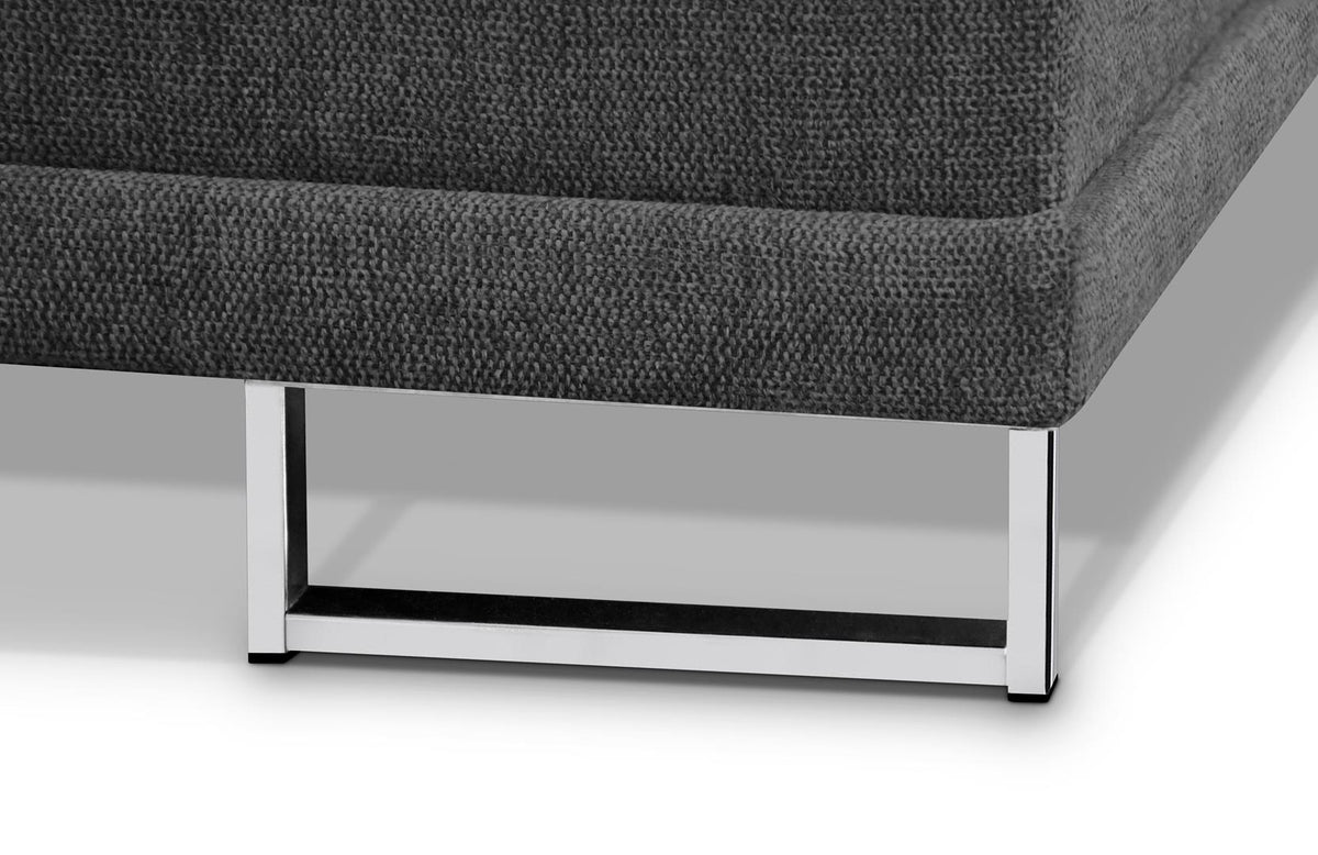 Rohová sedací souprava Boss L – detail nožek