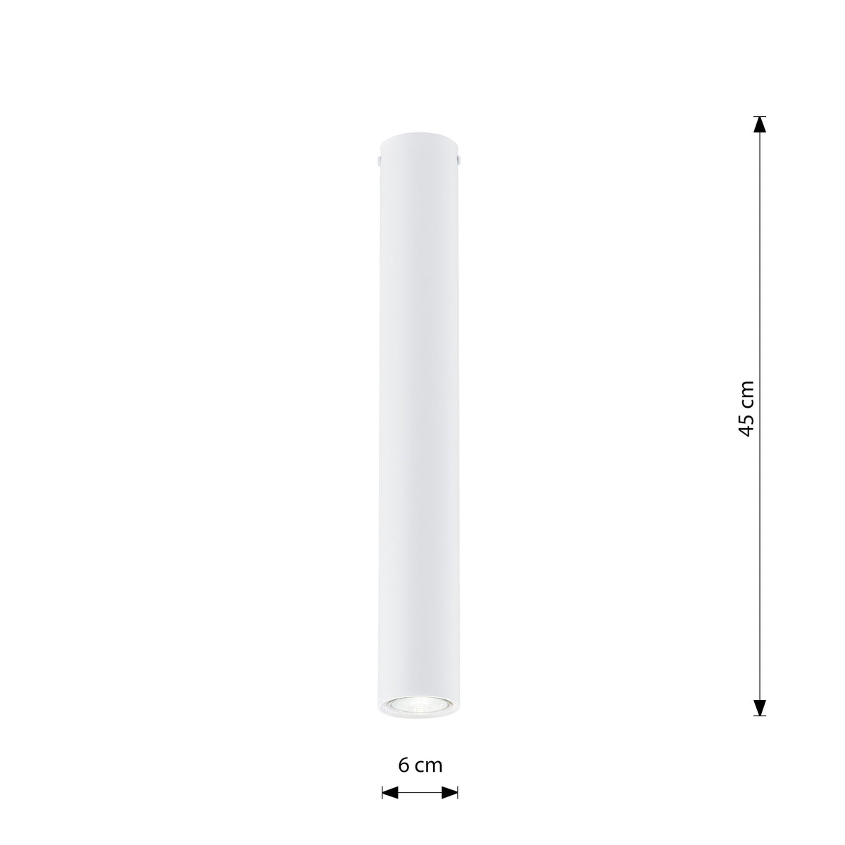 Stropní svítidlo TECNO 1L – bílé