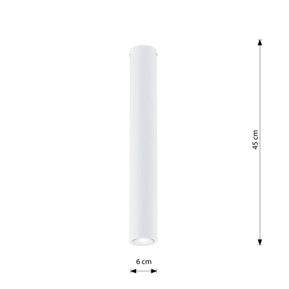 Stropní svítidlo TECNO 1L – bílé