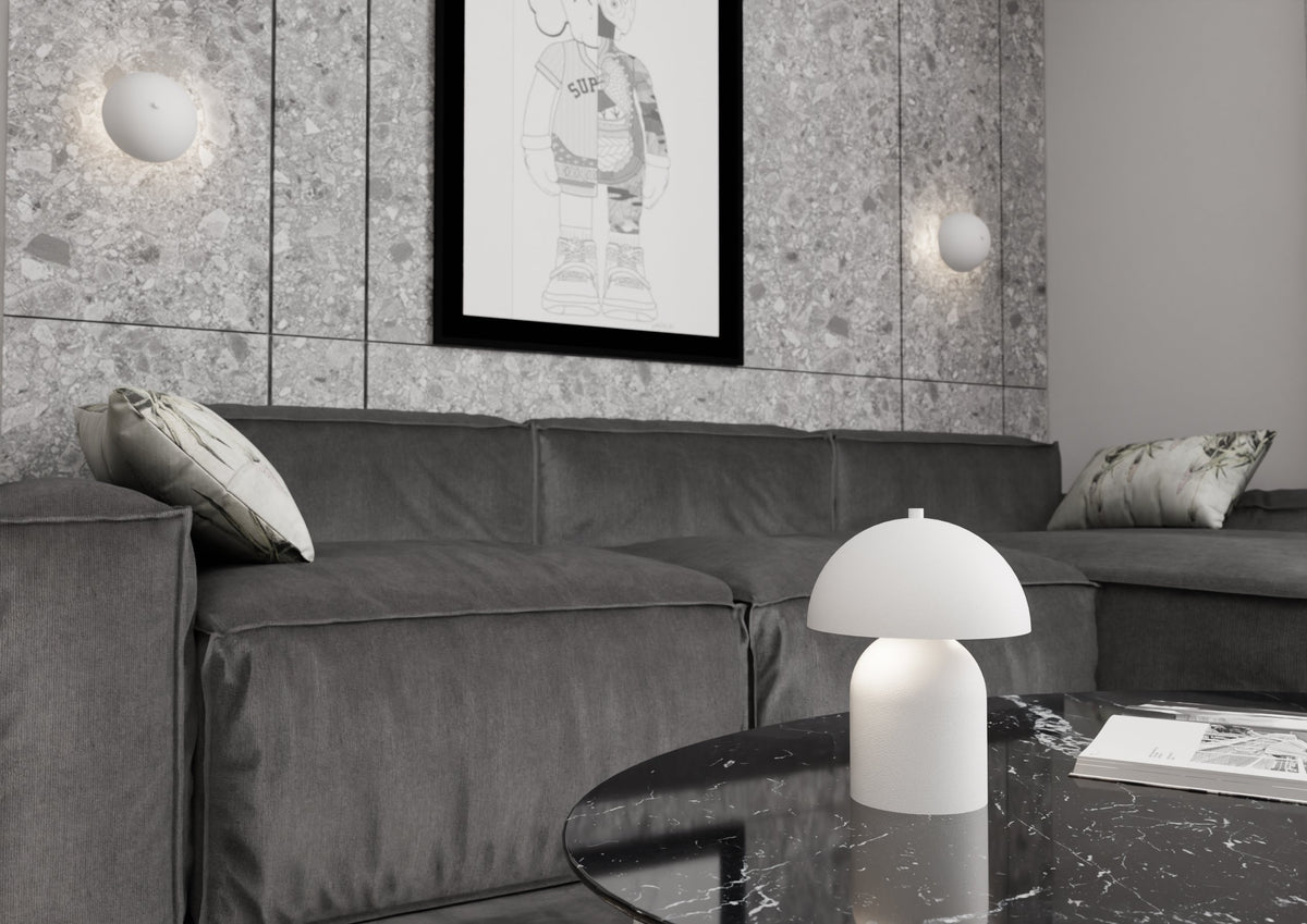 Stolní lampa MUSH LN2 – bílá