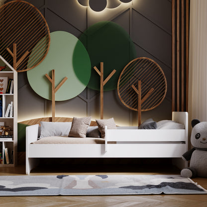 Dětská postel MAX 140 × 70 cm s ochrannou zábranou