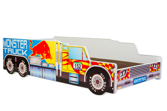 Dětská postel AUTO 160 × 80 cm – motiv Monster Truck