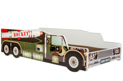 Dětská postel AUTO 140 × 70 cm – motiv raketa