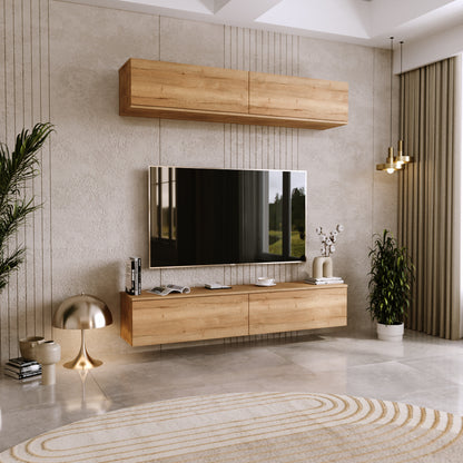TV stolek NICOLE 80 cm – dub Craft zlatý