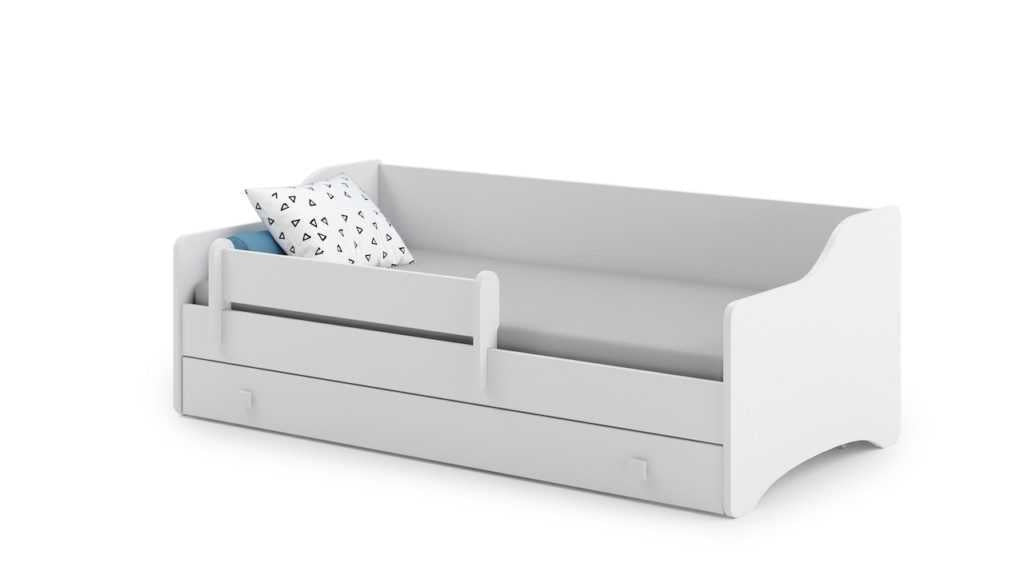 Dětská postel ERIK 160 × 80 cm – bílé úchytky