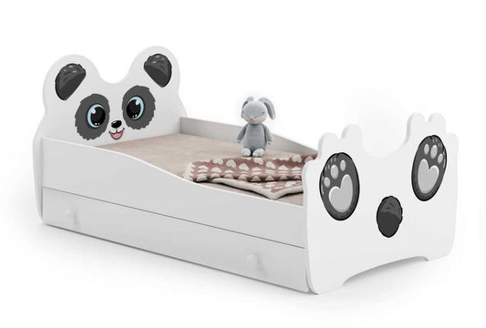 Dětská postel PANDA 140 × 70 cm s úložným šuplíkem