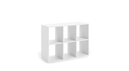 Knihovna LONI 2 × 3 – bílá