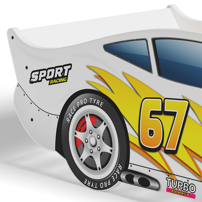 Dětská postel CARS 140 × 70 cm bez matrace