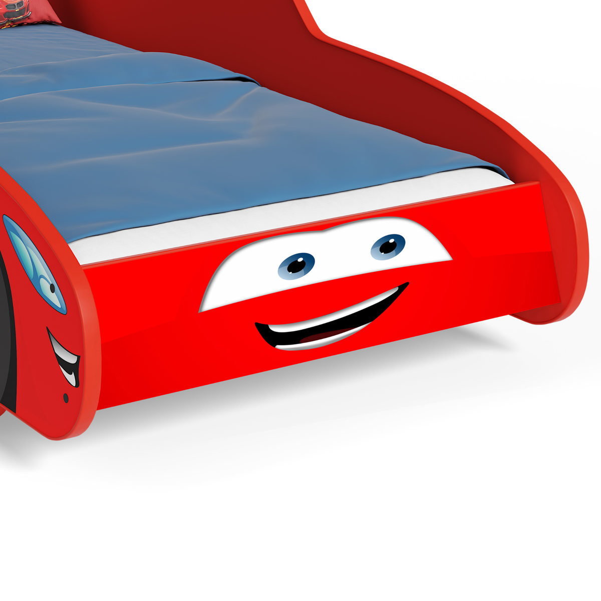 Dětská postel CARS 140 × 70 cm bez matrace – červené auto