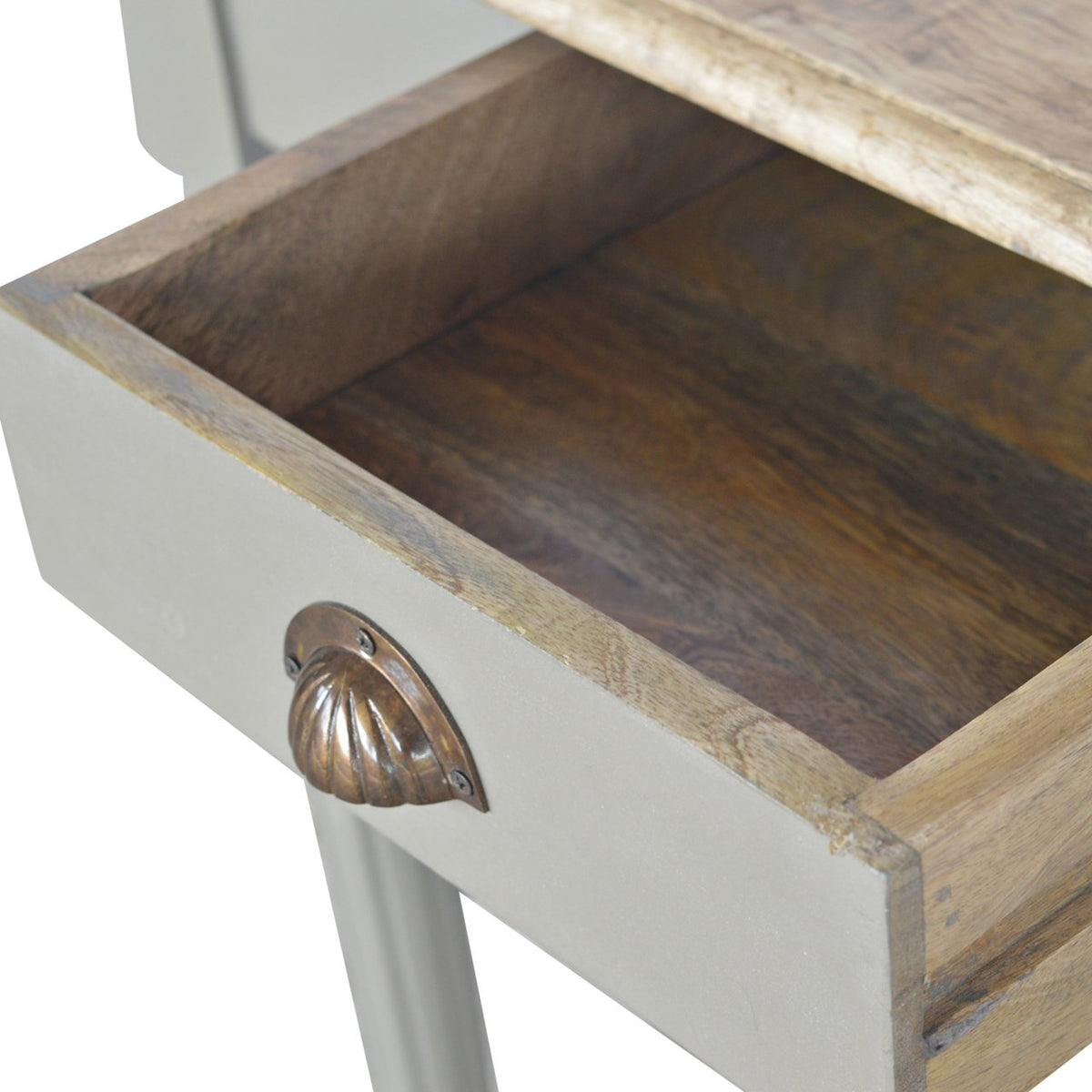 Psací stůl s ručně malovaným povrchem, 80 × 45 × 78 cm