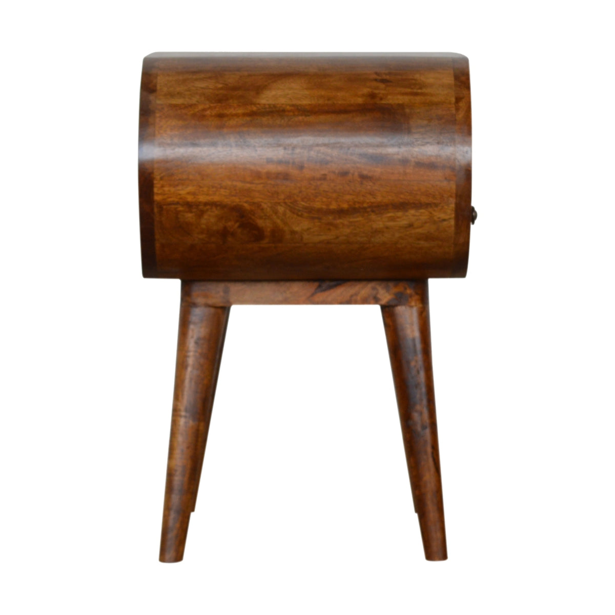 Noční stolek v kaštanovém odstínu s 1 zásuvkou, 45 × 35 × 54 cm