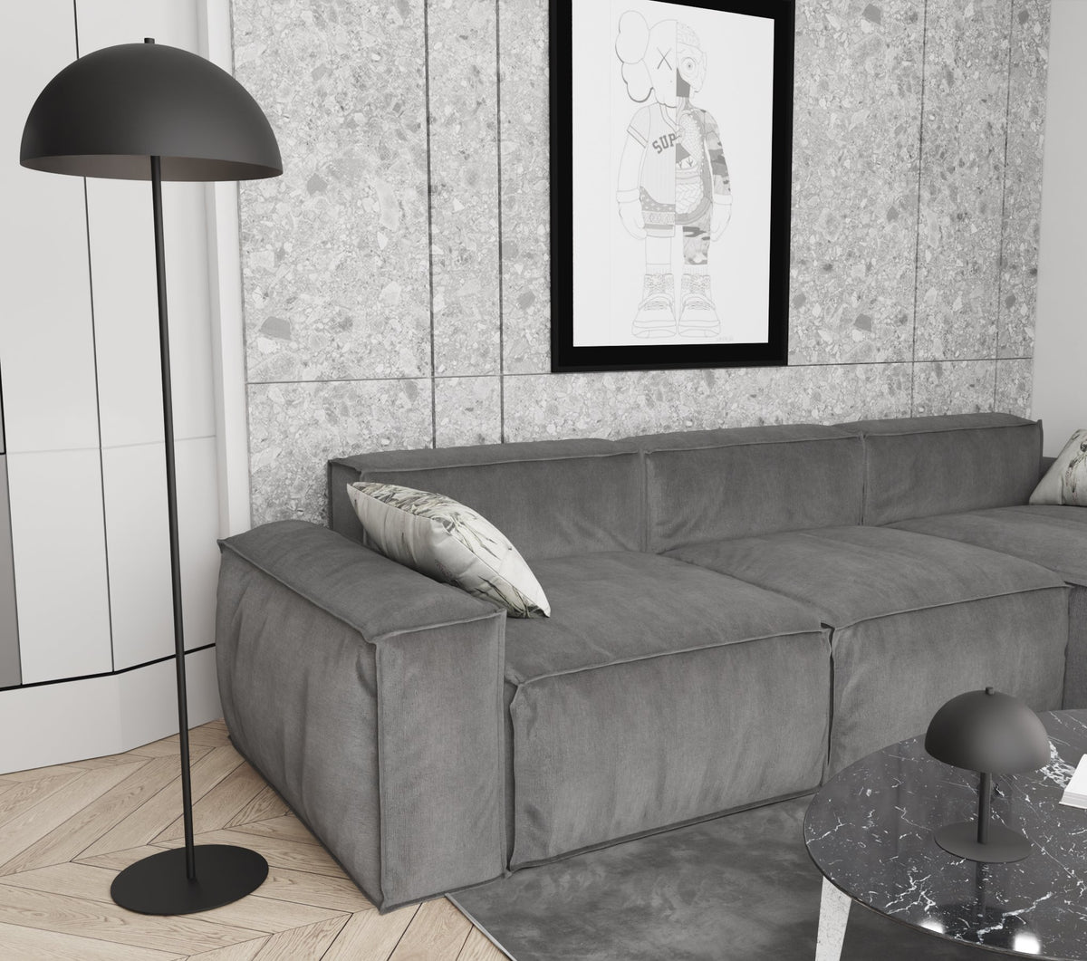 Stolní lampa MOGU LN2 – černá
