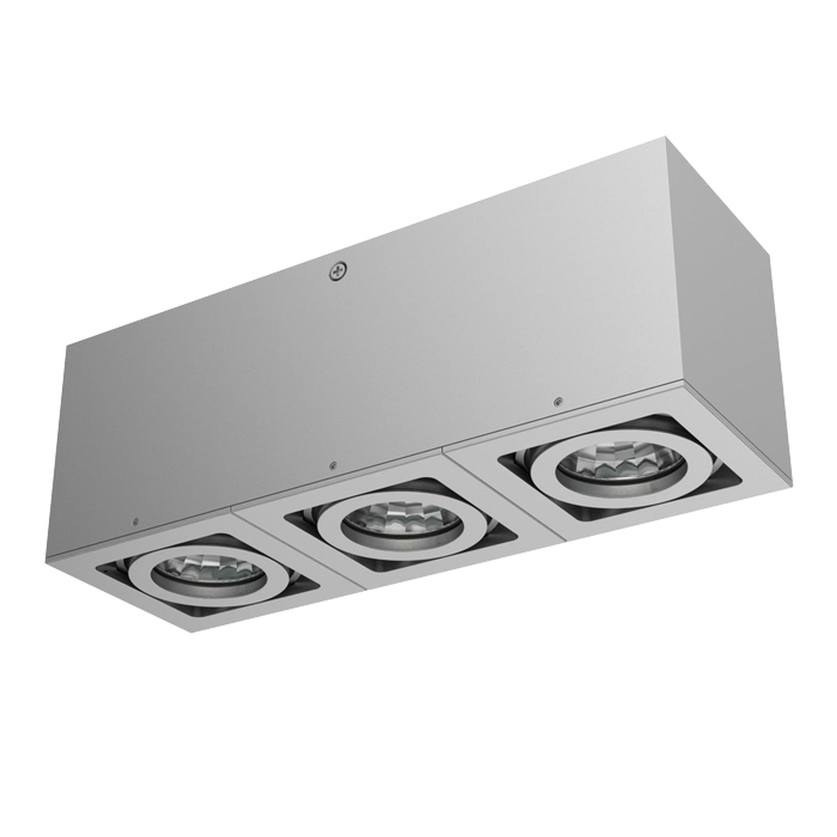 Stropní svítidlo BERIT III, hliník, patice GU10, 3× 50 W – fotografie 4